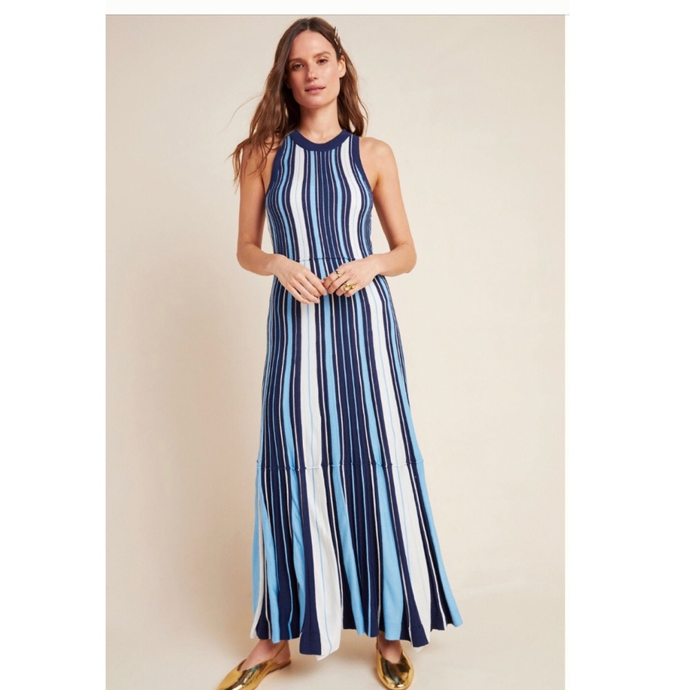 Anthropologie Lisanne Knitted Maxi Dress